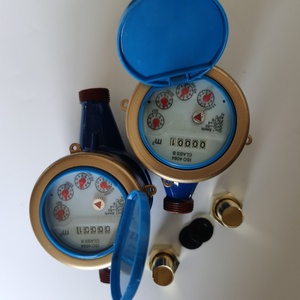 Nhà Máy Trực Tiếp Giá Sắt Đồng Hồ Nước Đa-Máy Bay Phản Lực Đồng Hồ Nước 1/2 "3/4 ''Đồng Hồ Nước Cho Trung Tâm Mua Sắm Cư Cư - Product Image 1