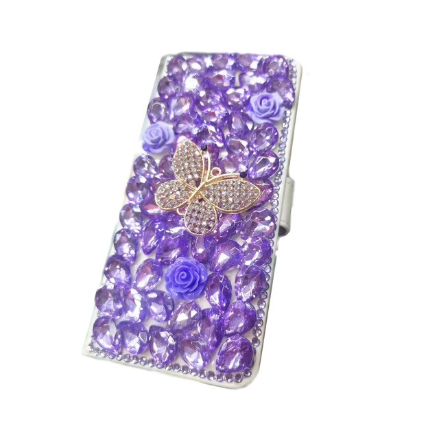 New 3D Handmade Sparkle Diamond Wallet PU Leather Cover for iPhone 11 12 13 14 15 16 17 Plus Pro Max Mobile Phone Case