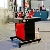 La meilleure vente DSMX-70 trois-en-un barre de cuivre hydraulique intégrale Machine de barre omnibus combinée mobile pour l'appareillage de tension