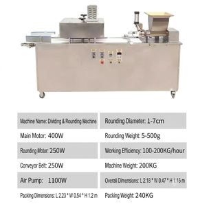 Máquina Comercial Totalmente Automática para Redondear Masa, Hacer Bolas de Pasta de Frijol Rojo y Taro, y Perlas de Té de Burbujas (Tangyuan), con Tamaño Ajustable - Product Image 6