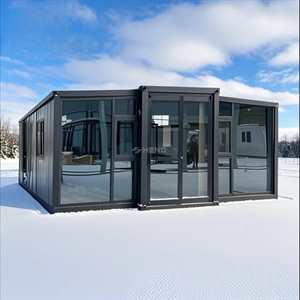 Casa Contenedor <span class=keywords><strong>de</strong></span> Lujo Expandible e Impermeable <span class=keywords><strong>de</strong></span> 20 y 40 Pies con Cocina Prefabricada para Uso en Villas - Product Image 1