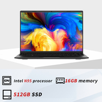 Nouvel Ordinateur Portable 14 Pouces pour le Bureau, Réseau et Windows 11, Clavier Russe et Anglais, Intel 16 Go + 256 Go SSD, Mémoire, PC Portable OEM