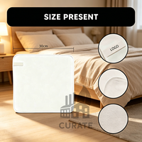 Serviette en mousseline de coton biologique 100% avec logo personnalisé, douce et naturelle, style brosse, pour femmes, usage domestique et salle de bain