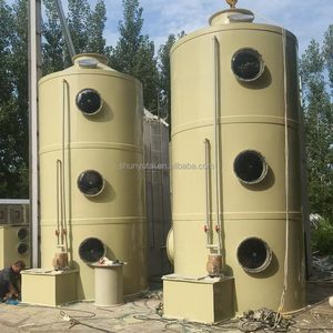 Peralatan Pengolahan Gas Buangan Menara Semprot PP Kustom Baru dengan Menara Penyerap dan Filter Udara Awal untuk Penggunaan Industri & Laboratorium - Product Image 3