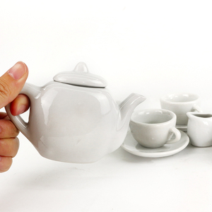 Juego de Té de Cerámica <span class=keywords><strong>para</strong></span> Pintar, <span class=keywords><strong>Manualidades</strong></span> Educativas y Coloridas <span class=keywords><strong>para</strong></span> <span class=keywords><strong>Niños</strong></span> - Product Image 2