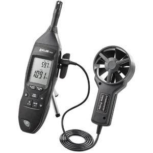 फ्लिप ए54 एचवीएसी/आर पर्यावरण मीटर तापमान आर्द्रता परीक्षक, टाइप-k जांच के लिए गीले बल्ब ओस बिंदु - Product Image 1