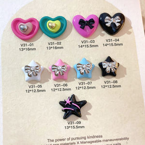 Nouveau <span class=keywords><strong>2023</strong></span> 3d Nail art Charms Valentine's Day Nail accessoires dessin animé coeur étoile décoration des <span class=keywords><strong>ongles</strong></span> bricolage - Product Image 6