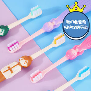 Brosse à dents en plastique mignonne en gros avec des poils super doux conçue pour les enfants âgés de 3 à 12 ans, garçons et filles, dentifrice, protection des gencives - Product Image 5