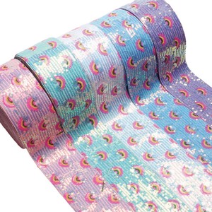 Cầu Vồng Mô Hình Cung Vải <span class=keywords><strong>3</strong></span> Inch 75Mm May Sequin Ruy Băng - Product Image 2