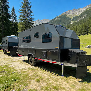 Mini-caravane de luxe de haute qualité en aluminium expansé, remorquable, avec suspension indépendante pour voitures et camping-cars - Product Image 1