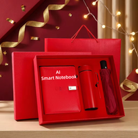Carnet Premium à Feuillets Mobiles Relié en Cuir, Journal Intelligent IA pour Bureau, Mariage et Cadeau d'Affaires
