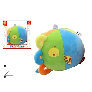 Palla Nanna Pelota de sonajero colorida de 16 cm, juguete de peluche suave para bebé - Product Image 1