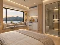 Maison modulaire de luxe en forme de cabane, maison préfabriquée miniature avec un design intelligent pour Airbnb, hôtel de villégiature et vacances