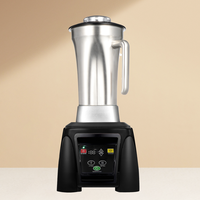 Blender Komersial Stainless Steel Lohas, Mesin Pengolah Makanan Heavy Duty Profesional, Penghancur Es untuk Restoran