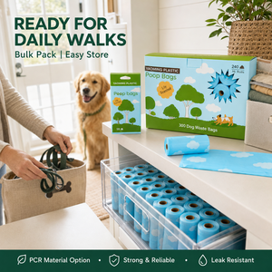 Bolsas Compostables de PBAT para Excrementos de Perro, para Viajes y Uso al Aire Libre, Grosor Personalizado, Embalaje para Pedidos al por Mayor - Product Image 4