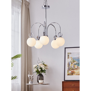 Vintage Nordic Style French Cream Living Room <b>Lamp</b> Popular Magic Bean Bow Pendant Retro <b>Study</b> Chandelier Pendant Lights for - Product Image 3