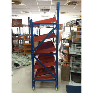 Estantería Vertical Ebb y <span class=keywords><strong>Flow</strong></span>, sistema de estantería de flujo de paleta, pista personalizada, cartón de gravedad - Product Image 4