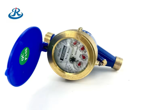 Dn15mm thực tế Đồng hồ nước đồng hồ đo lưu lượng cơ khí đa máy bay phản lực chất lượng cao đồng hồ nước - Product Image 5