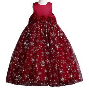 Abito di Lusso per Bambine con Stampa e Paillettes, Vestito Estivo per Feste, Adatto per Bambine dai 3 ai <span class=keywords><strong>12</strong></span> <span class=keywords><strong>Anni</strong></span> - Product Image 3