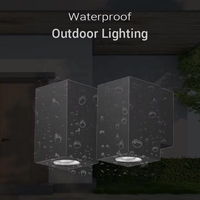 Applique murale LED extérieure 5W IP65 2700K-4000K CRI 90 Dimmable avec diffuseur acrylique pour éclairage extérieur