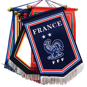 Drapeau de fanion personnalisé personnalisable drapeau d'échange d'équipe double face bannière suspendue en polyester fanion de <span class=keywords><strong>club</strong></span> de football fanion d'équipe de football - Product Image 4