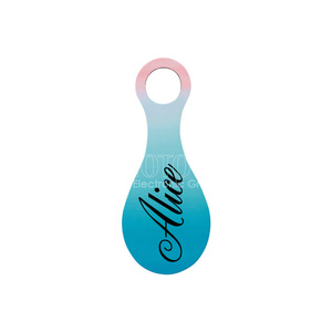 Étiquette de bagage en néoprène colorée personnalisée vierge de sublimation - Product Image 2