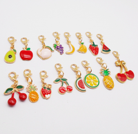 DIY Emaille Fruit Charms Verguld Hangertjes Charms voor Tas Schoenen Decoratie Accessoires