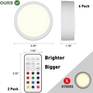 Đèn Dưới Quầy Có Thể Thay Đổi 16 Màu Chạy Bằng Pin Đèn Dưới Tủ Không Dây Điều Khiển Từ Xa - Product Image 3