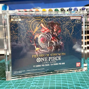 SHP boîte de rappel une pièce anglaise japonaise de haute qualité TCG: quatre empereurs (24) (OP-09) dernière version vitrine en acrylique - Product Image 3