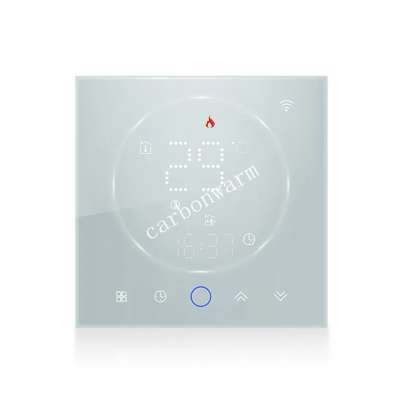 Wifi Inteligente Termostato 16A Tuya RF Sem Fio Controlador de Temperatura para Piso Caldeira a Gás Aquecedor de Água Funciona com Alexa Google Home