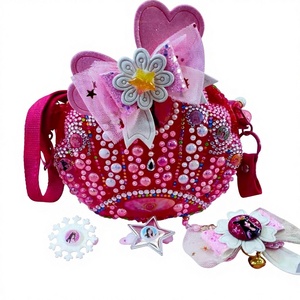 Atelier Qibei Yeloli : Sac à main de fête DIY fait main sur le thème des reptiles pour enfants, jouet sac à main féerique, cadeau pour fille - Product Image 1