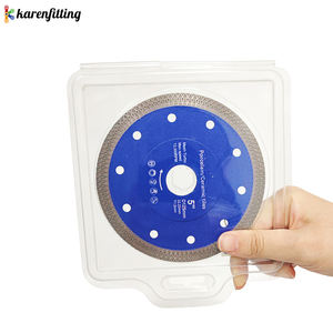 Disque diamanté industriel OEM Turbo 125 mm, soudé haute fréquence, pour meuleuse d'angle, pour céramique, granit, marbre, carrelage en porcelaine, bleu fritté - Product Image 3