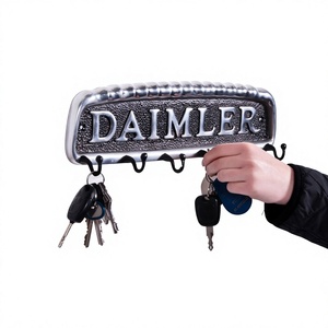 Door And Wall Mounted Daimler Key Holder Rail Retro Style Metal Wall <b>Hooks</b> Hot Selling Custom Branded <b>Hooks</b> Home Decor - Product Image 1