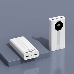 Nuevo Diseño PD22.5W Carga Súper Rápida 30000mah 50000mah Banco de Energía con Pantalla LED y Cables Tipo-C con Luz de Camping - Product Image 5