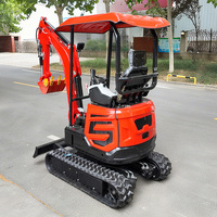 Mini-excavatrice 1,8 tonne avec moteur EPA, livraison gratuite, mini-excavatrice agricole, mini-excavatrice sur chenilles 2 tonnes à vendre