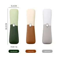 Gadget de cuisine manuel en acier inoxydable 2-en-1 Outil en métal durable et efficace pour la coupe et l'épluchage des fruits et légumes