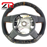 Volant sport en fibre de carbone forgée avec LED améliorées pour Chrysler 300C 300 300SRT SRT8 Dodge Charger/Challenger/Magnum