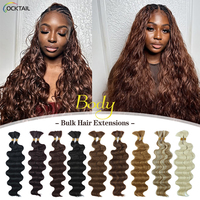 Extensions de cheveux en vrac Futura Fiber Body Wave pour tressage, cheveux synthétiques Boy Wave sans trame pour tresses bohèmes