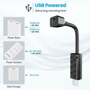 Cámara de visión nocturna 360 Flexible, WiFi, <span class=keywords><strong>USB</strong></span>, 1080P, <span class=keywords><strong>IP</strong></span> inalámbrica, grabación en bucle, Mini cámara de seguridad - Product Image 5