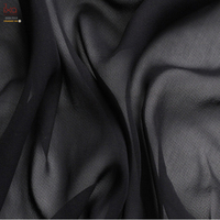 Tissu en Georgette de Soie Blanc Teignable 10MM, Voile Léger en Mousseline pour Robe, Écharpe, Blouse, Vêtement Personnalisé