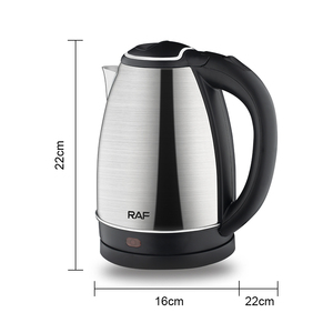 Bollitore Elettrico RAf Economico da 1500W in Acciaio Inox di Alta Qualità con Spegnimento Automatico, Base Girevole a 360° e Lampada LED, Elettrodomestico da Cucina - Product Image 4