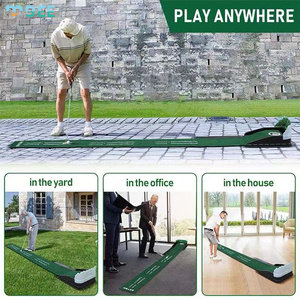 Tapis d'entraînement de golf portable SeeMore ODM/OEM pour la maison/le bureau, tapis de putting pliable avec <span class=keywords><strong>guide</strong></span> d'alignement - Product Image 6