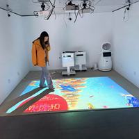 Système de projection interactive 3D au sol, jeu de projection laser immersif, écran de projection intérieur, jeux de projection interactifs pour enfants