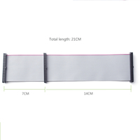 Lingable 20CM IDE 44 pines hembra a doble hembra extensión datos cinta plana HDD Cables Disco Duro Cable para HDD SSD