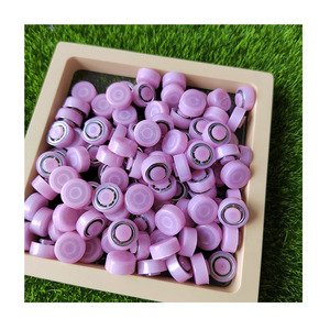 A granel 100 unids/lote, accesorios de rodamiento de Color Rosa populares, <span class=keywords><strong>Mini</strong></span> manualidades giratorias de 12MM para arte de uñas, pinzas para el cabello, fabricación de joyas DIY - Product Image 3