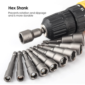 Jeu de douilles magnétiques à impact de 6 à 15 mm pour perceuse ou visseuse - Product Image 4