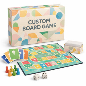 Custom Strategy Board Game Multiplayers OEM Factory Portable Educational Travel Cardboard Fun Family Game for Kids - Product Image 1
