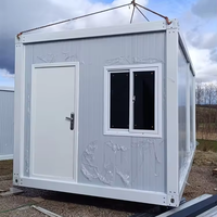 Maison modulaire préfabriquée en conteneur à montage rapide pour chantier de construction, bureau de chantier, dortoir temporaire, logement