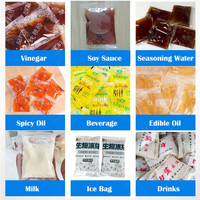 Mini machine d'emballage verticale automatique pour sachets de miel, sachets de lait en forme de bâtonnet et petits emballages