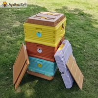 Ruches en plastique thermoformé Langstroth à 3 étages et 10 cadres à vendre - Boîte de ruche - Équipement d'apiculture en gros - Fournitures pour ruches